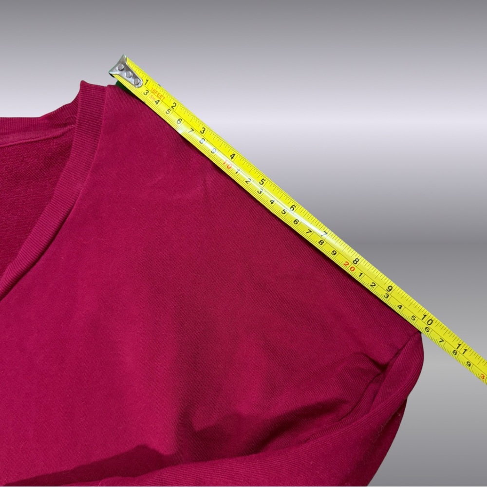 Express Deep Red Knit Top - Picture 6 of 9